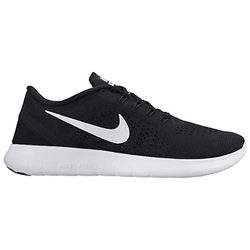 Nike Free RN Women's Running Shoes, Black/White